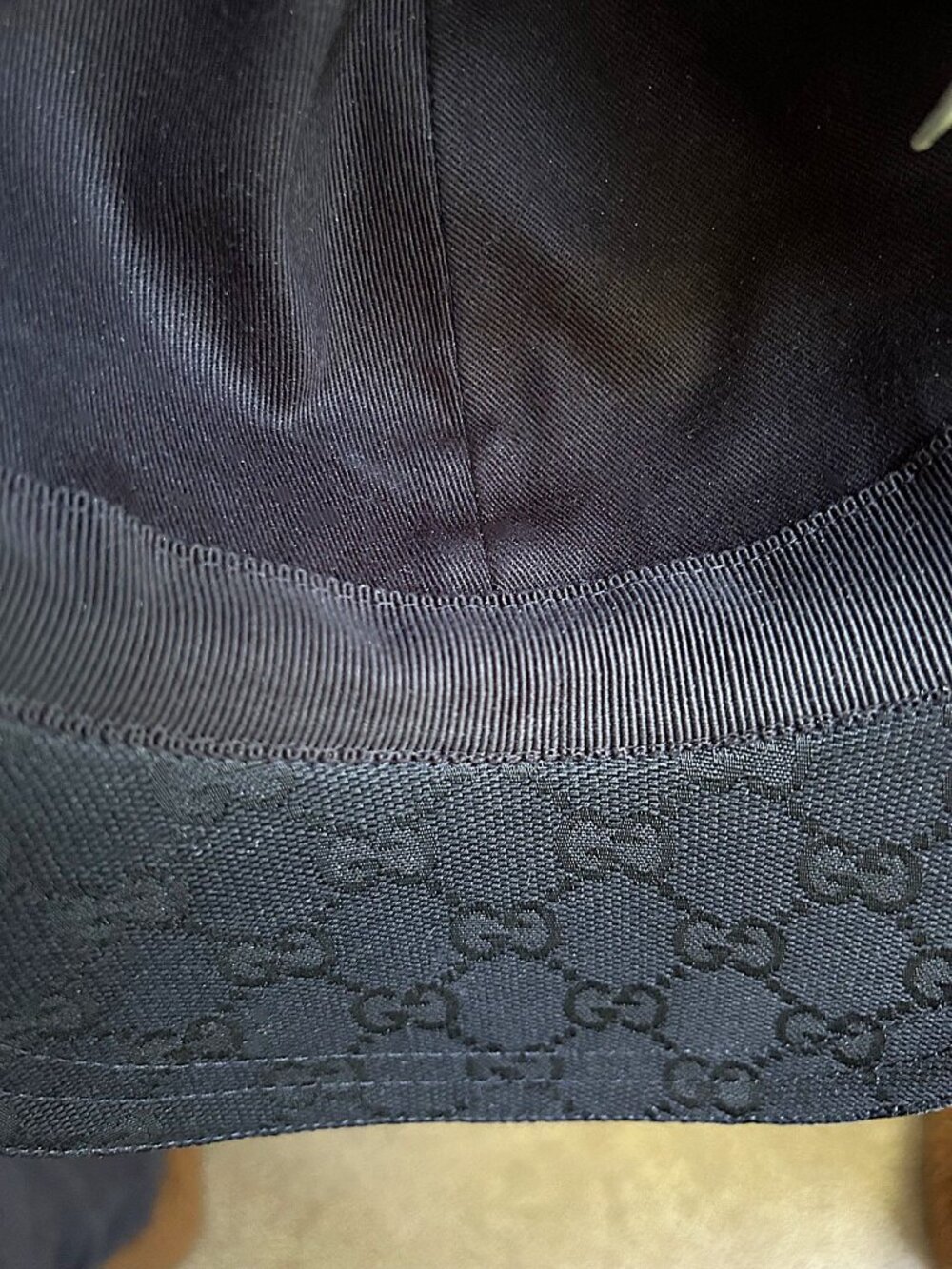 GUCCI Monogram Web Baseball Hat XL, Black - Picture 10 of 10